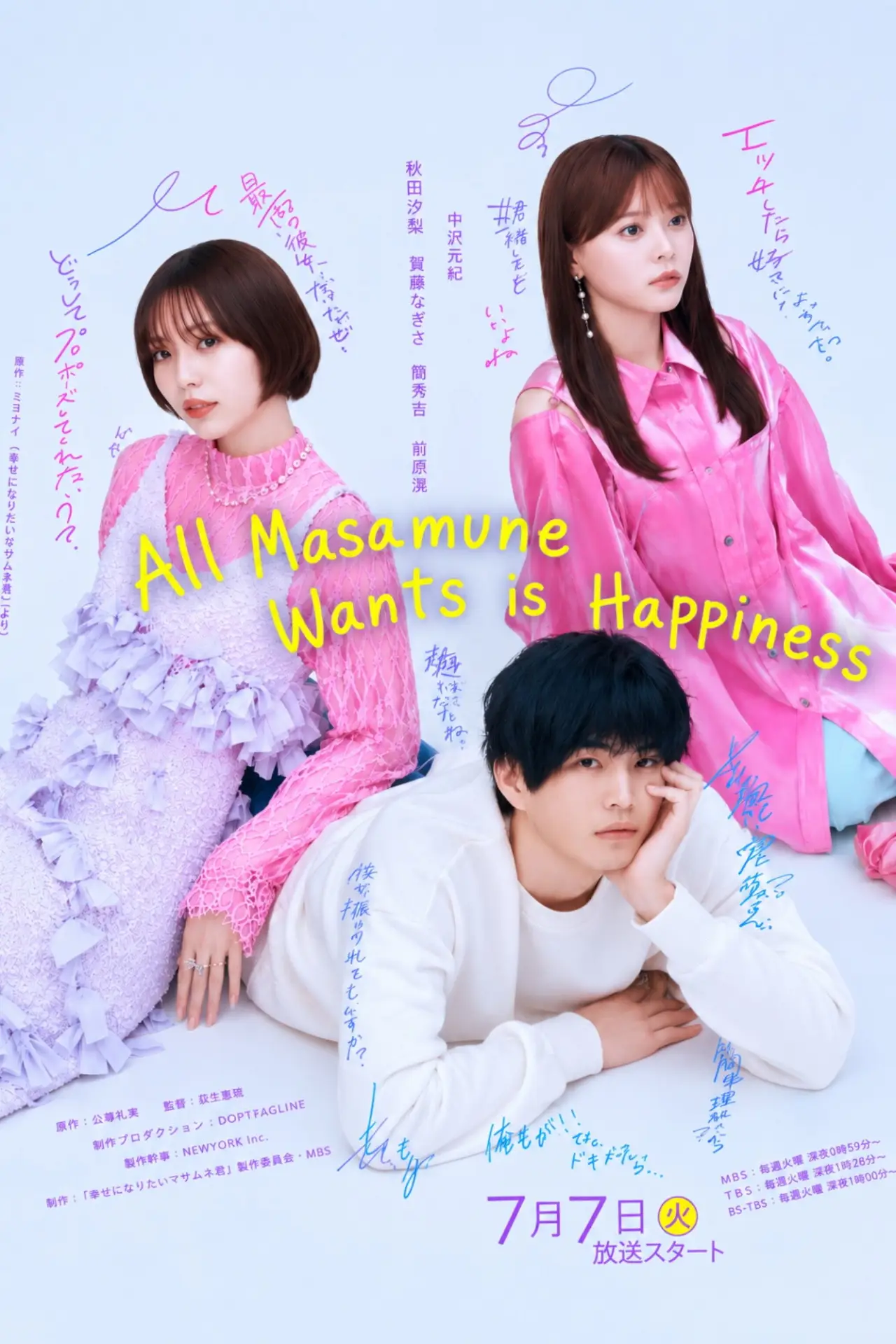 Постер к сериалу "幸せになりたいマサムネ君"