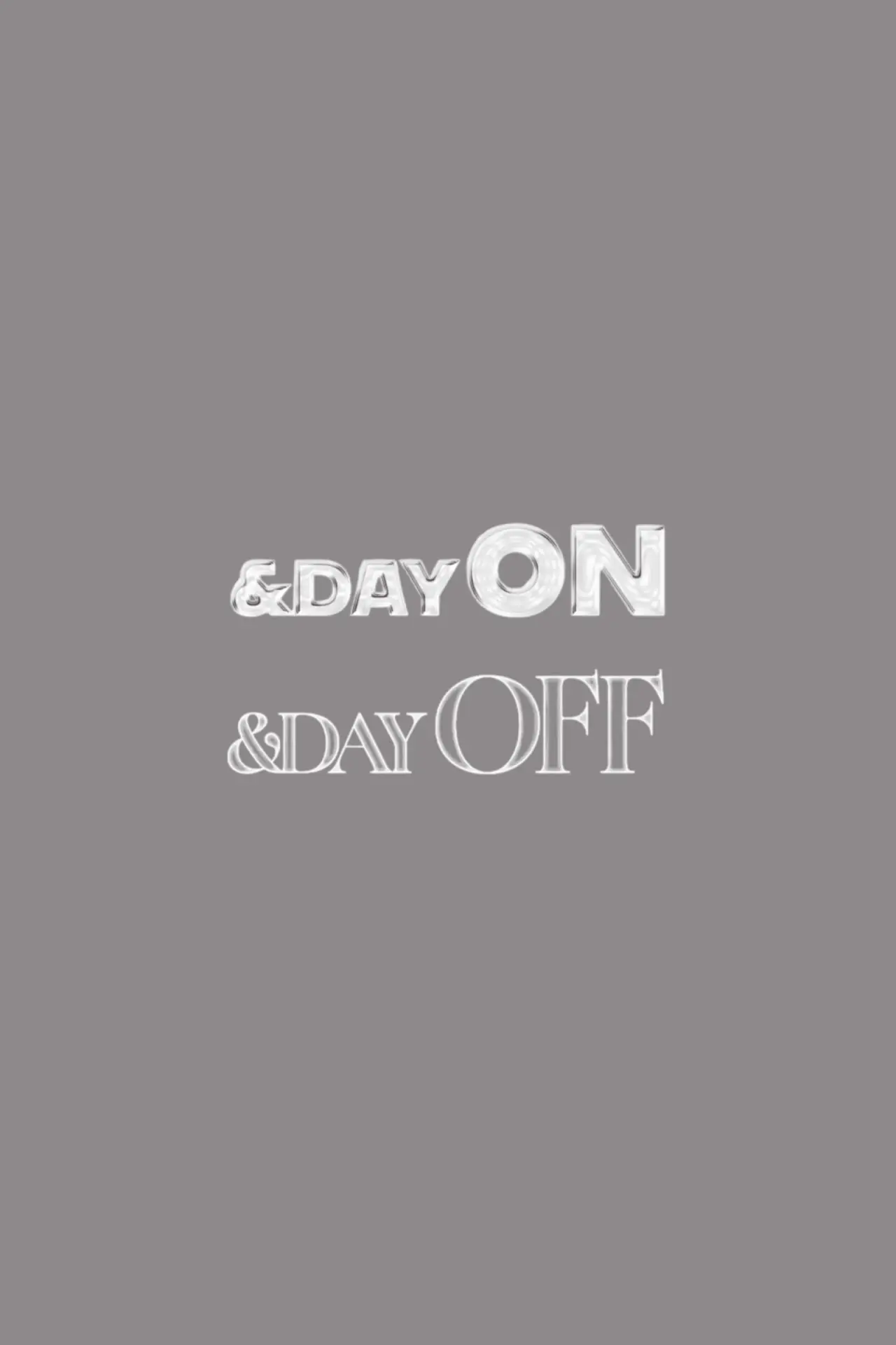Постер к сериалу "&DAY"