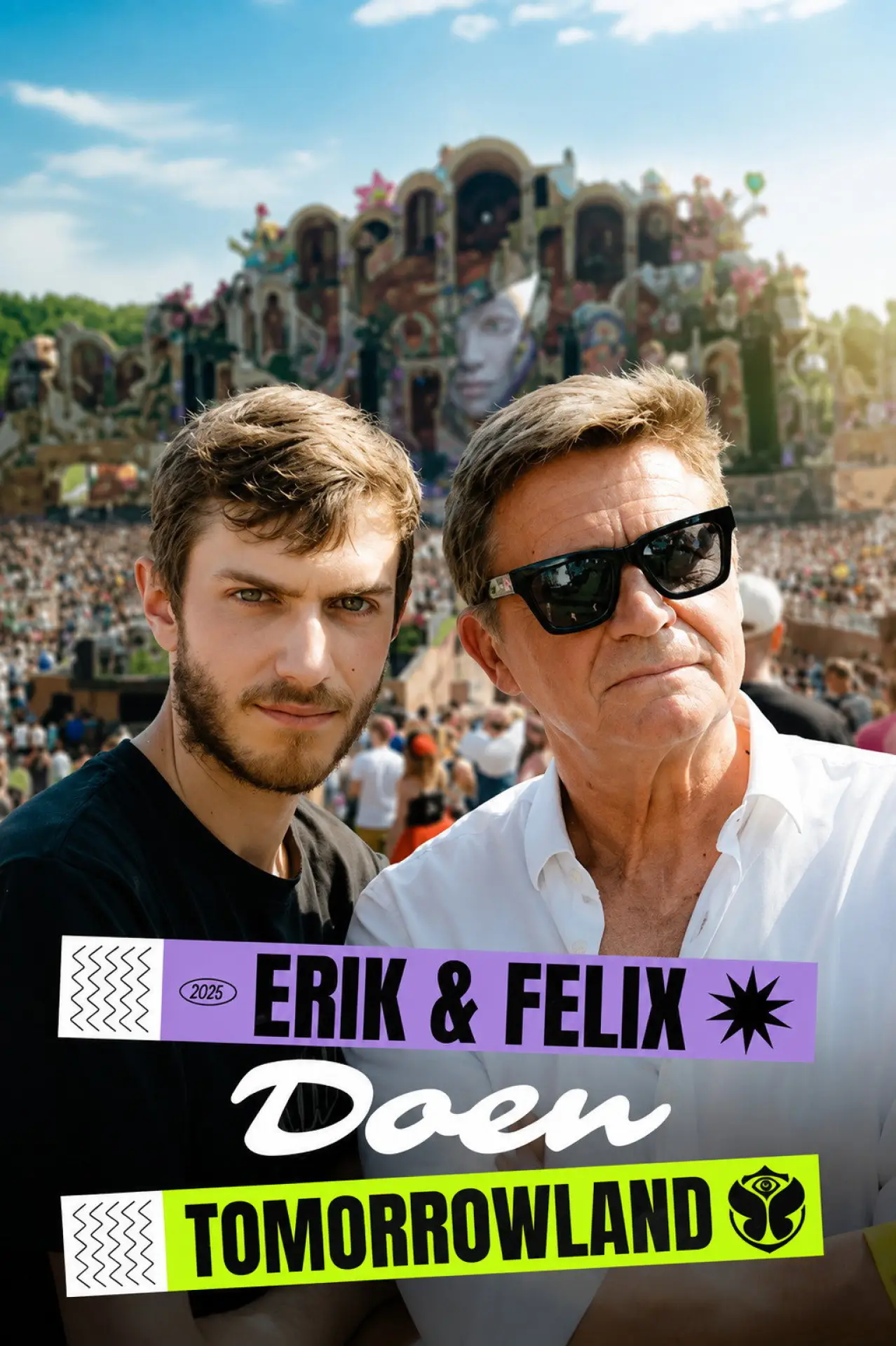 Постер к сериалу "Erik & Felix doen Tomorrowland"