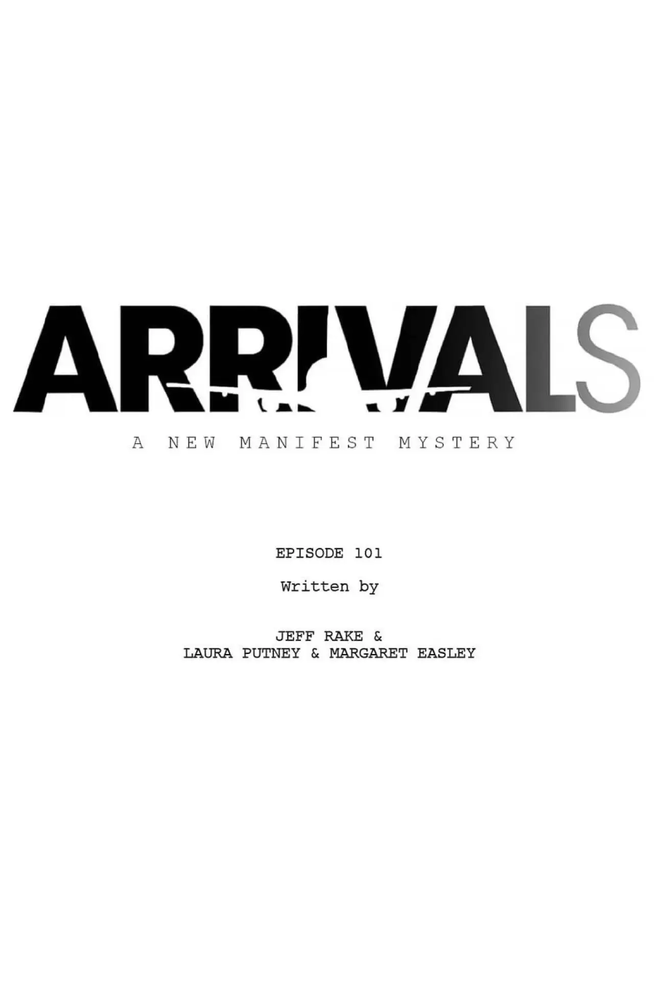 Постер к сериалу "Arrivals: A New Manifest Mystery"