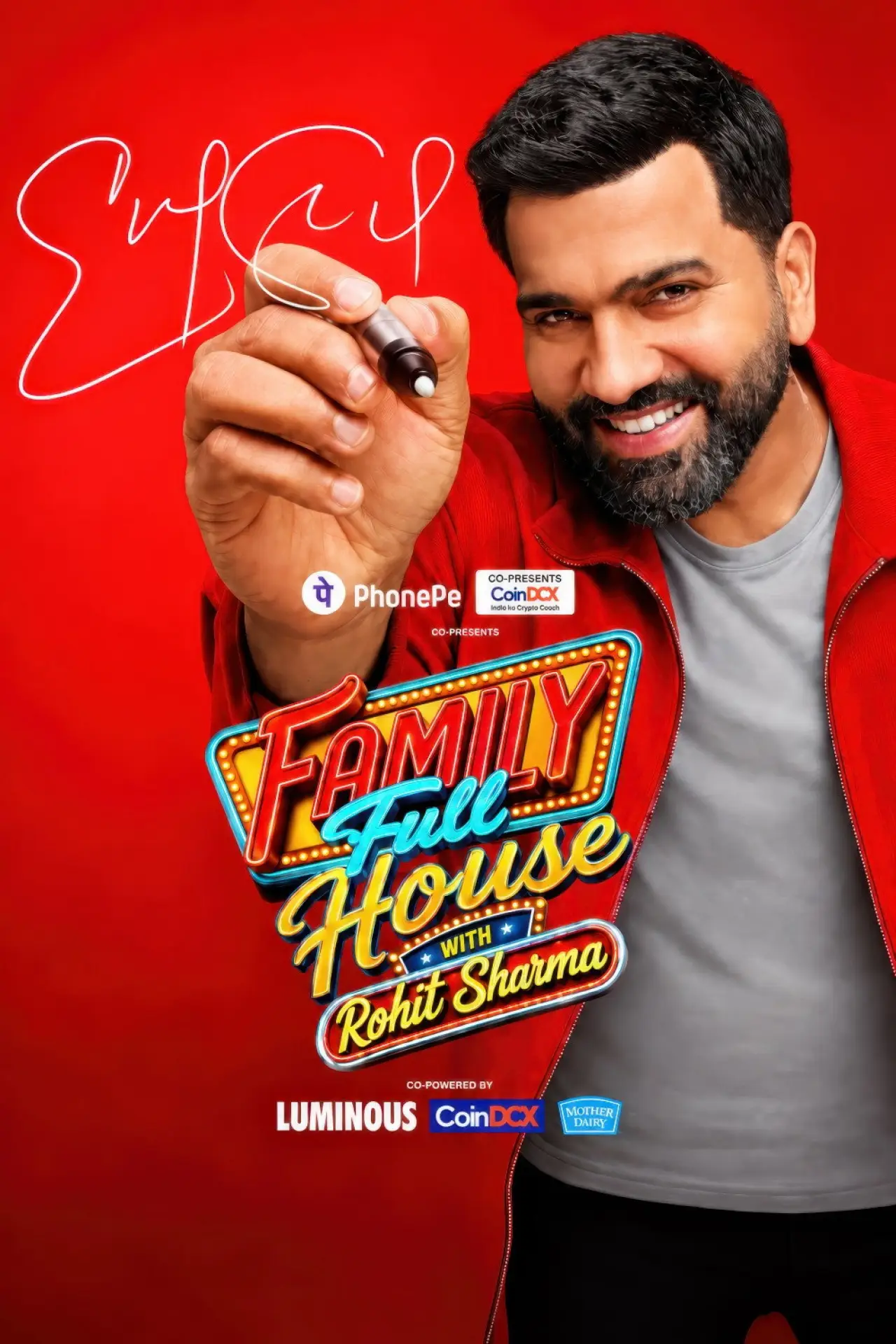 Постер к сериалу "Family Full House with Rohit Sharma"
