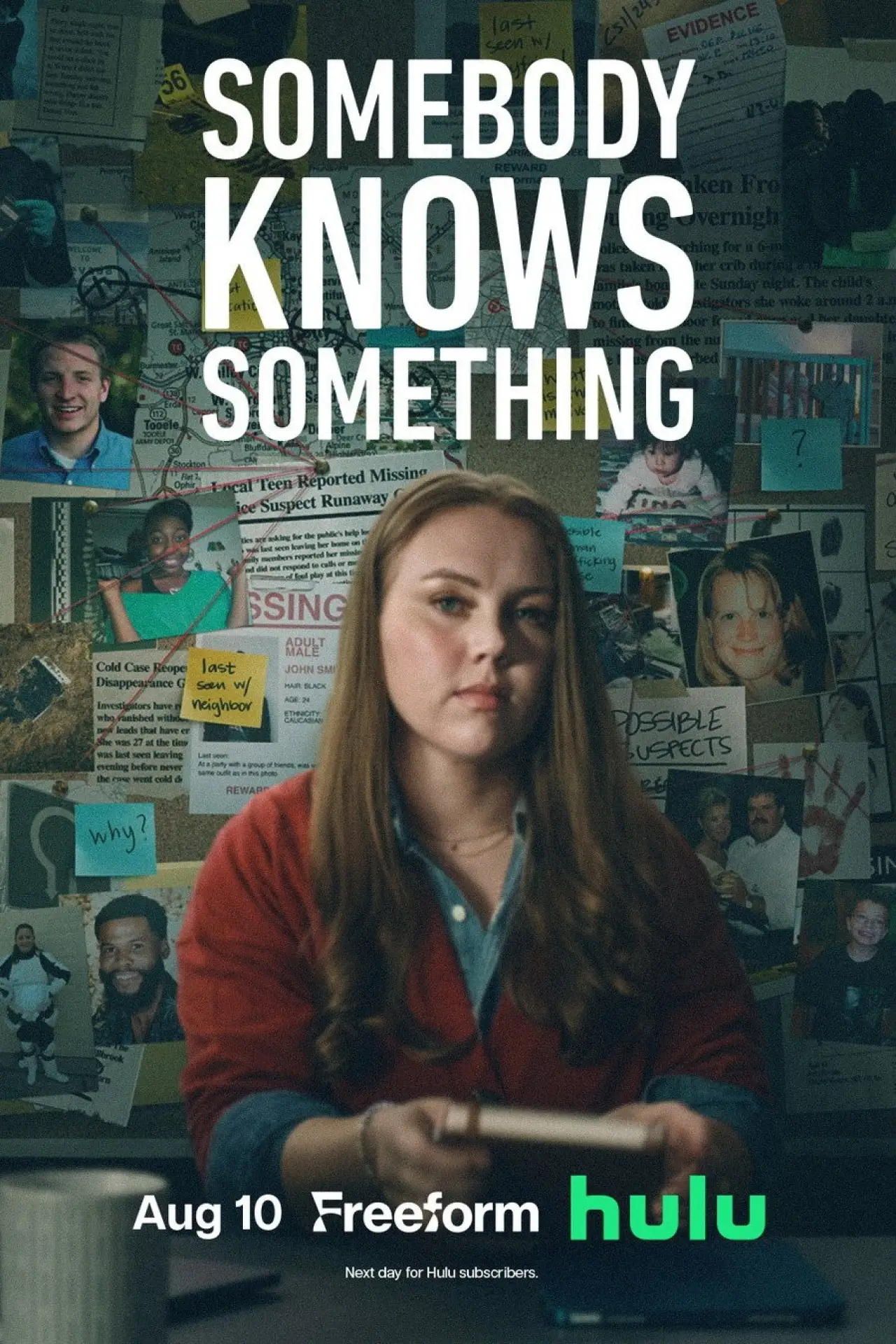 Постер к сериалу "Somebody Knows Something"