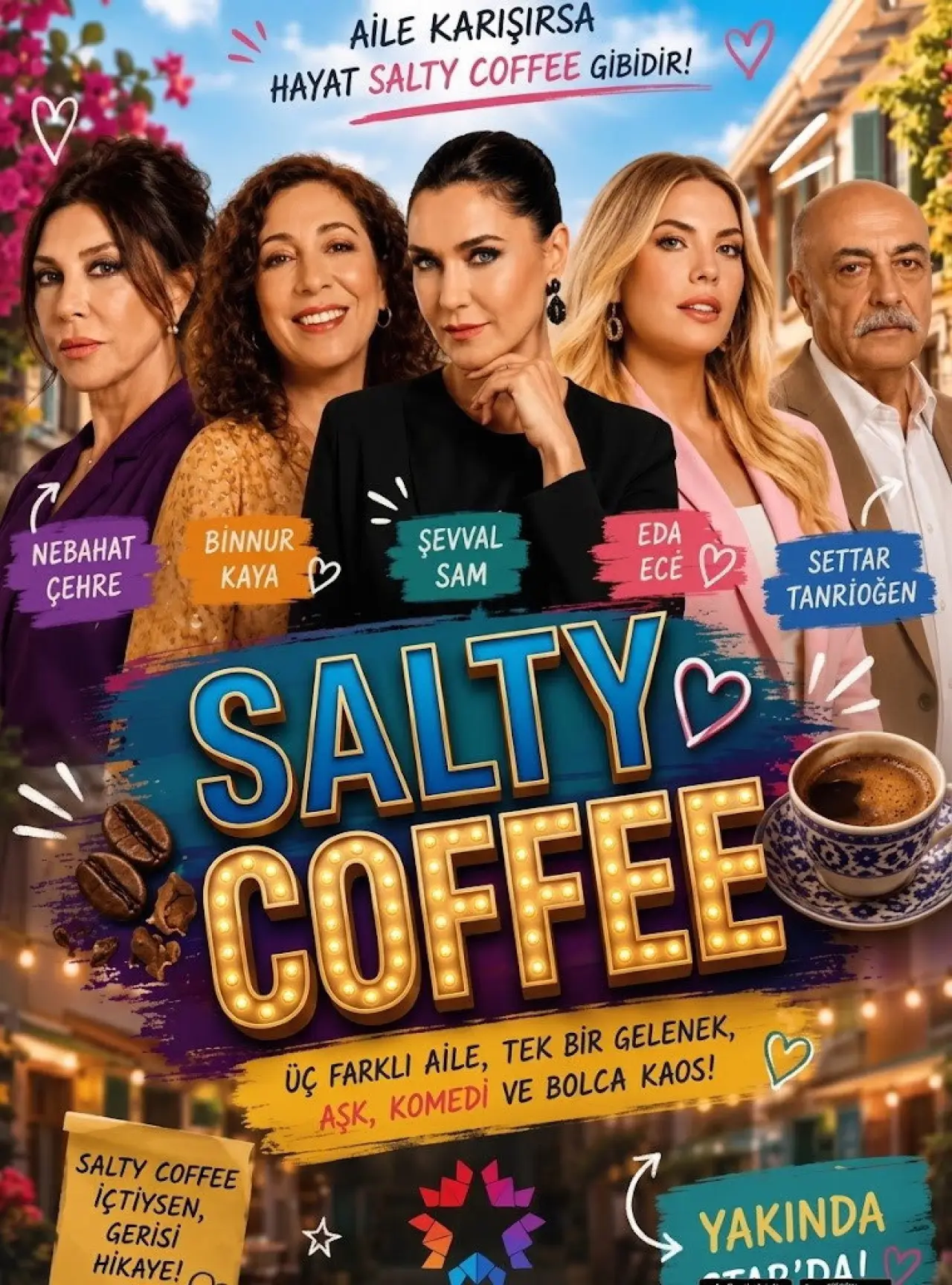 Постер к сериалу "Соленый кофе"