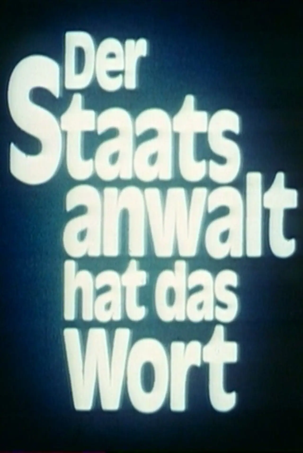Постер к сериалу "Der Staatsanwalt hat das Wort"