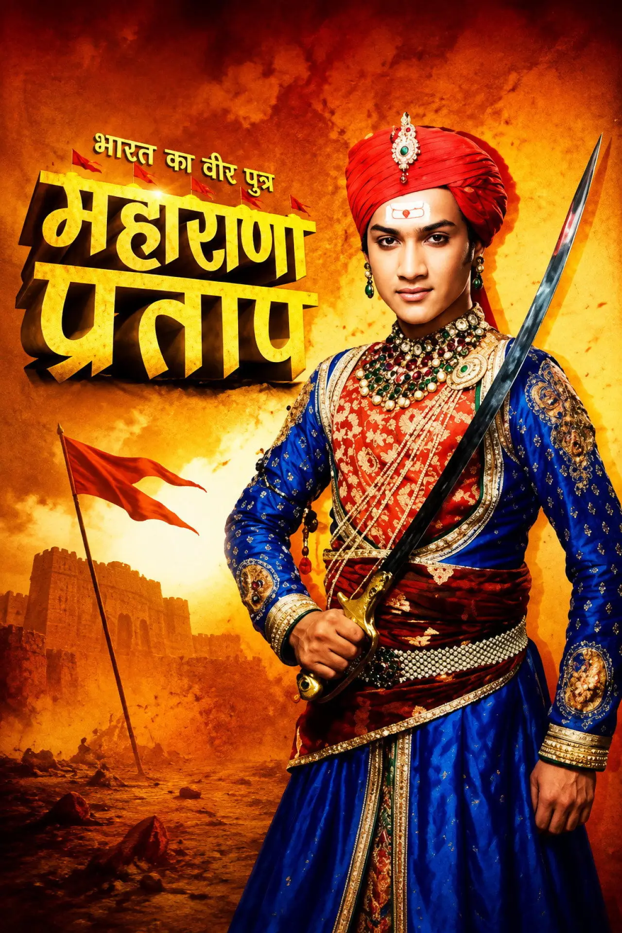 Постер к сериалу "भारत का वीर पुत्र - महाराणा प्रताप"