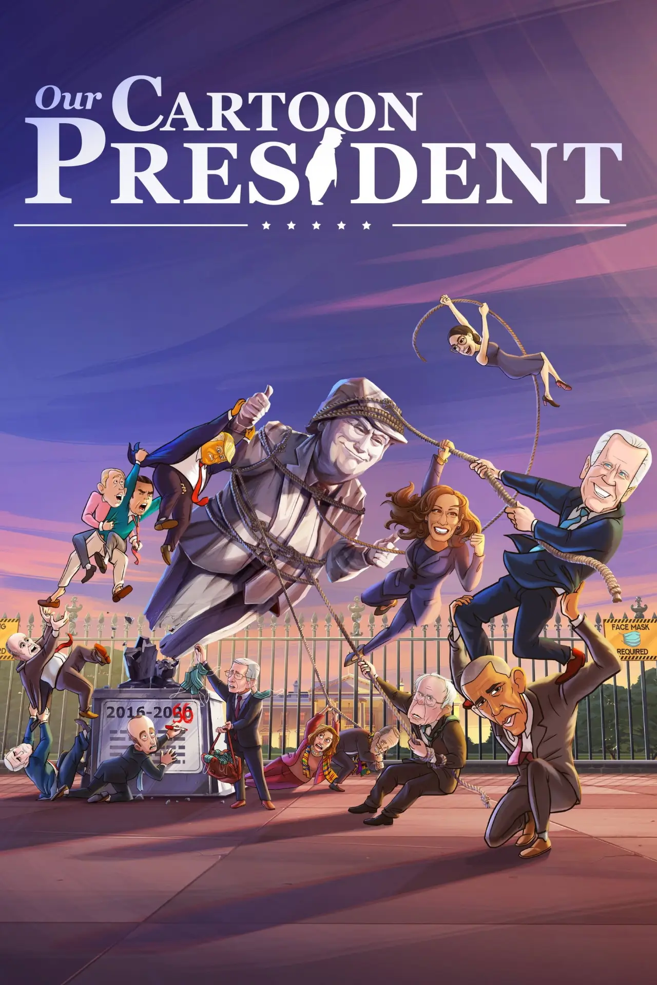 Постер к сериалу "Наш мультяшный президент"