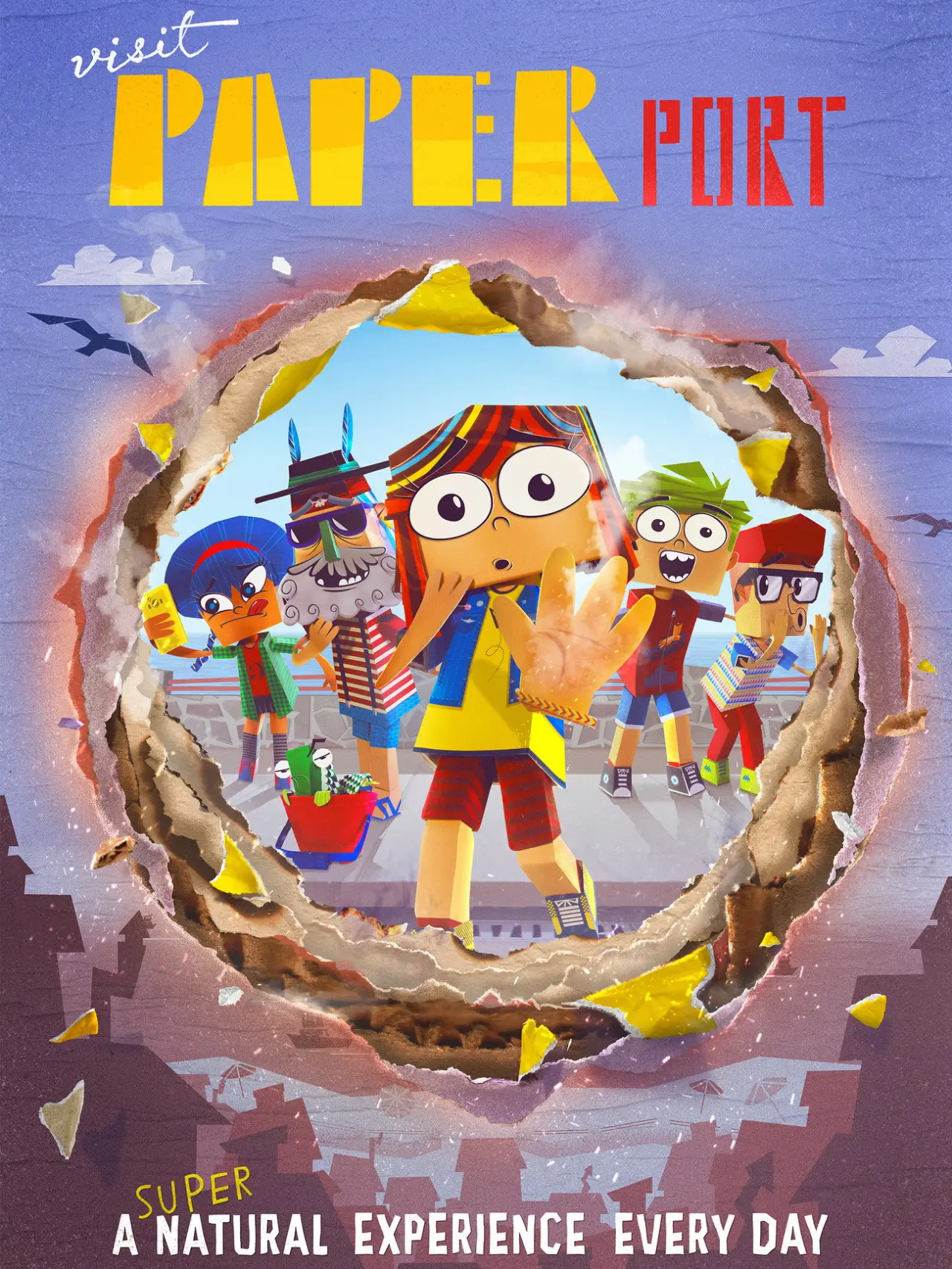 Постер к сериалу "Puerto Papel"