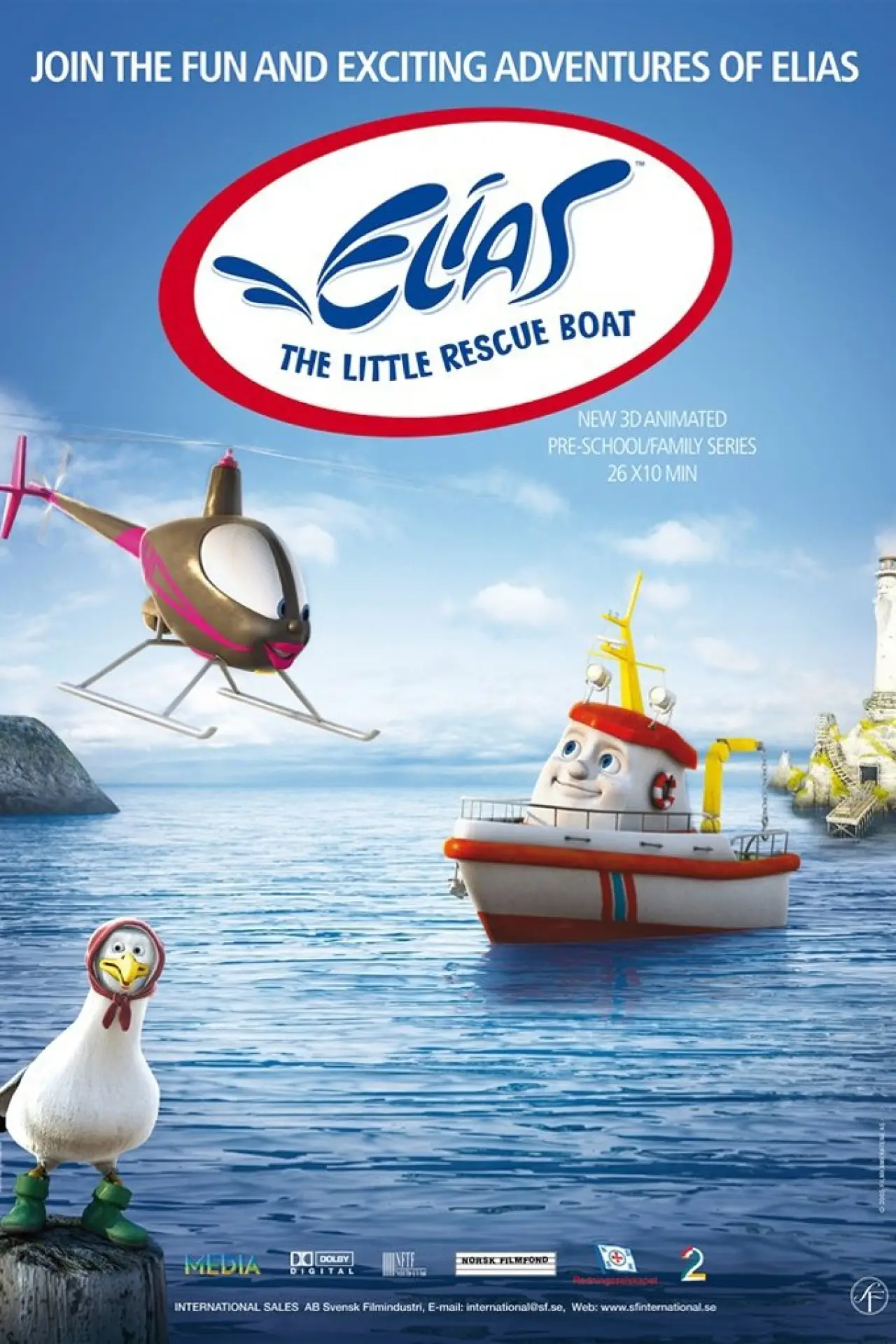Постер к сериалу "Den lille redningsskøyta Elias"
