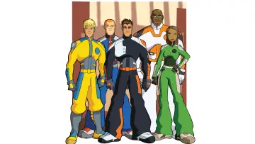 Задник к сериалу "A.T.O.M. - Alpha Teens on Machines" #1435994