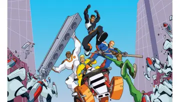 Задник к сериалу "A.T.O.M. - Alpha Teens on Machines" #1435995