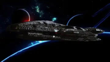 Задник к сериалу "Звёздный крейсер Галактика" #1287563