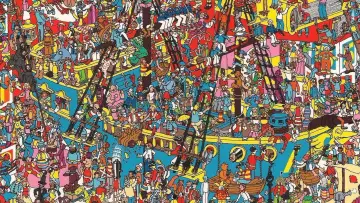 Задник к сериалу "Где Уолли?" #1684543