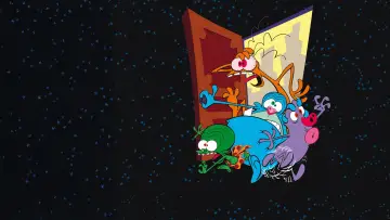 Задник к сериалу "Les Zinzins de l