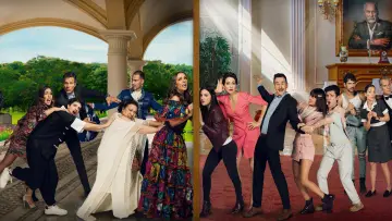 Задник к сериалу "Herederos por accidente" #1467826