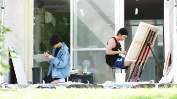 Задник к сериалу "BTS в лесу" #1455031