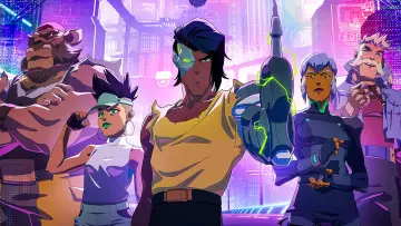 Задник к сериалу "Капитан Лазерхоук: Blood Dragon Remix" #1874200