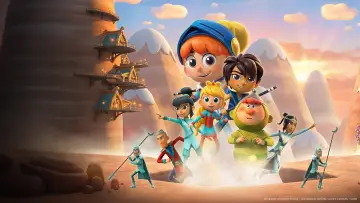 Задник к сериалу "Gus, le chevalier minus" #1426437