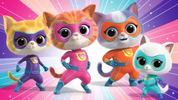 Задник к сериалу "SuperKitties" #1308777