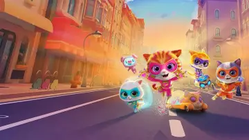 Задник к сериалу "SuperKitties" #1308788