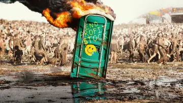 Задник к сериалу "Полный провал: Вудсток 