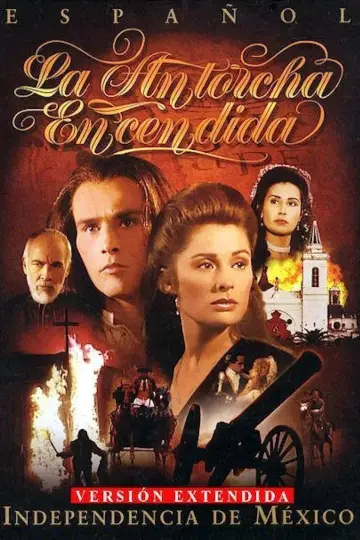 Зажженный факел постер