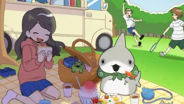 Задник к сериалу "おでかけ子ザメ" #1228982