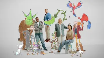 Задник к сериалу "Quentin Blake