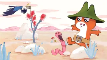 Задник к сериалу "Billy, le hamster cowboy" #1501755