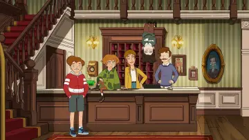 Задник к сериалу "Отель с привидениями" #1385840