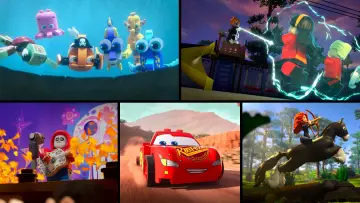 Задник к сериалу "LEGO Pixar: Кирпичные мультики" #1487785