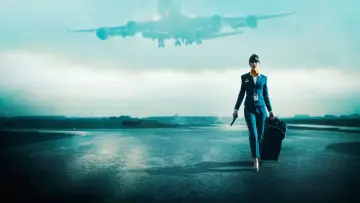 Задник к сериалу "В полете" #1493576