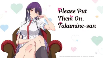 Задник к сериалу "Please Put Them On, Takamine-san" #1354656