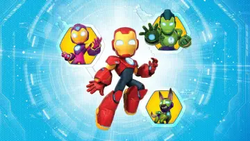 Задник к сериалу "Meet Iron Man and His Awesome Friends" #1480873