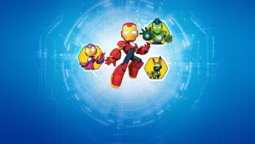 Задник к сериалу "Meet Iron Man and His Awesome Friends" #1480874