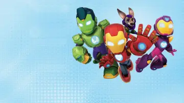 Задник к сериалу "Meet Iron Man and His Awesome Friends" #1480875