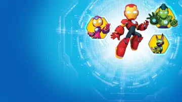 Задник к сериалу "Meet Iron Man and His Awesome Friends" #1480877