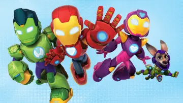 Задник к сериалу "Meet Iron Man and His Awesome Friends" #1480878