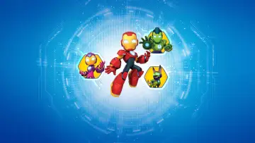 Задник к сериалу "Meet Iron Man and His Awesome Friends" #1480880