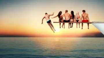 Задник к сериалу "Love Overboard" #1556001