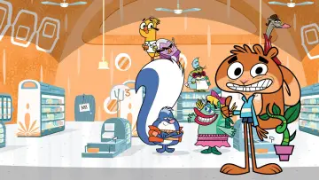 Задник к сериалу "Трусливая белка" #1598673