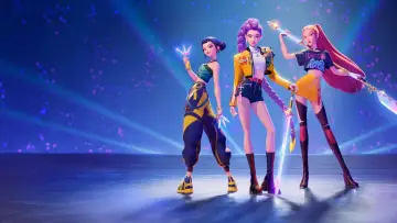 Задник к сериалу "KPop Охотники на демонов: Лирик-видео" #1502933