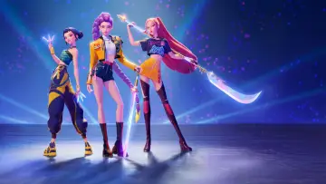 Задник к сериалу "KPop Охотники на демонов: Лирик-видео" #1502934
