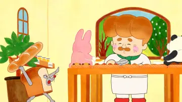 Задник к сериалу "パンどろぼう" #1876075