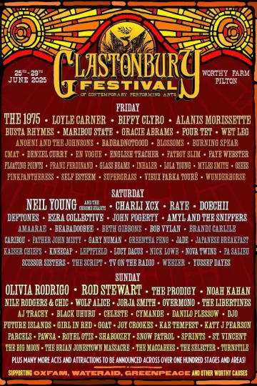 Постер к сериалу "Glastonbury — Гластонбери 2025"