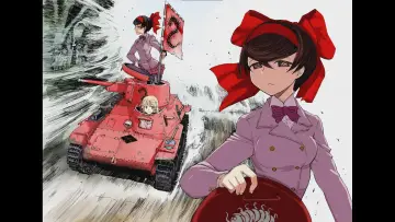 Задник к сериалу "ガールズ&パンツァー リボンの武者" #1602857