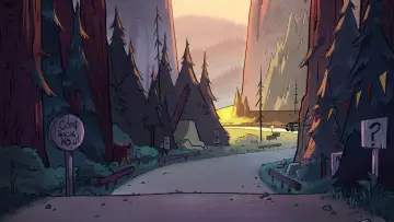 Задник к сериалу "Гравити Фолз" #1279793