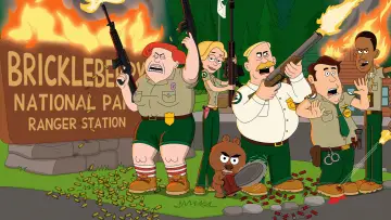 Задник к сериалу "Бриклберри" #1442880