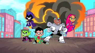 Задник к сериалу "Юные Титаны, вперёд!" #1217491