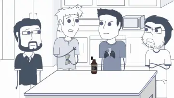 Задник к сериалу "Анимированные приключения Rooster Teeth" #1336096