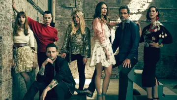 Задник к сериалу "Юная " #1329259